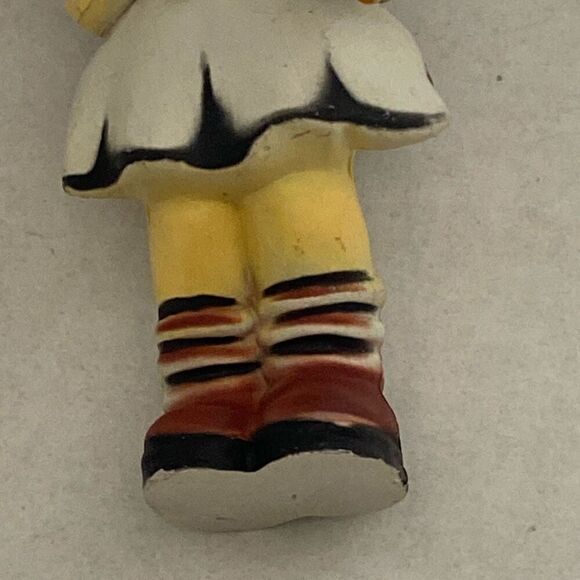 Hummel-Inspired Girl Ornament with Scissor & Comb Holiday Hanging Ornament - Picture 6 of 9